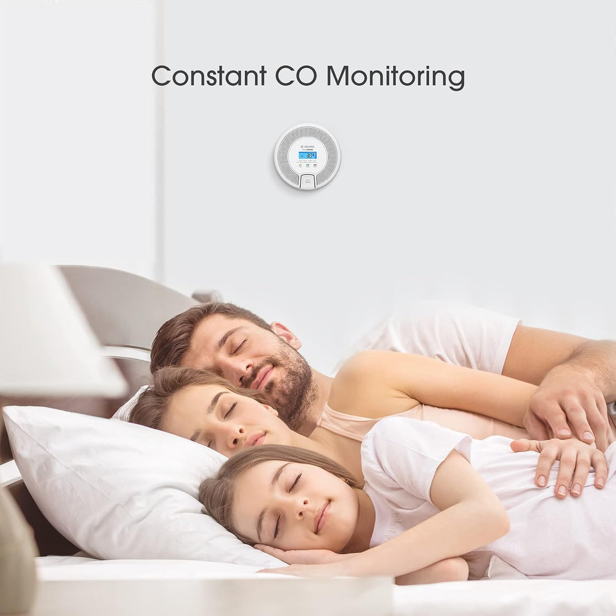 Wireless Interconnected Carbon Monoxide Detector, Pack of 2 H801