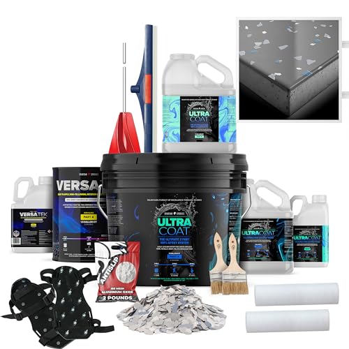 Epoxy Floor Kit for Concrete, 300-400 sq ft S253986