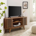 Mid-Century Modern Corner TV Stand V898