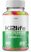 Maximum Strength Hemp Extract Gummies Dietary Supplement 60 Gummies C71225