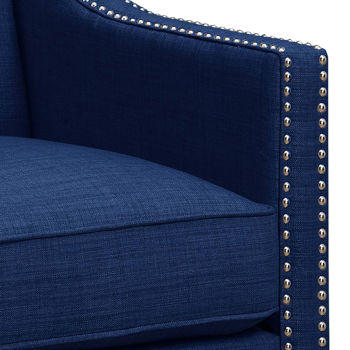 Blue Chair and Ottoman Q5457