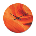 Orange Upper Antelope Canyon Landscape Wood Wall Clock D133990