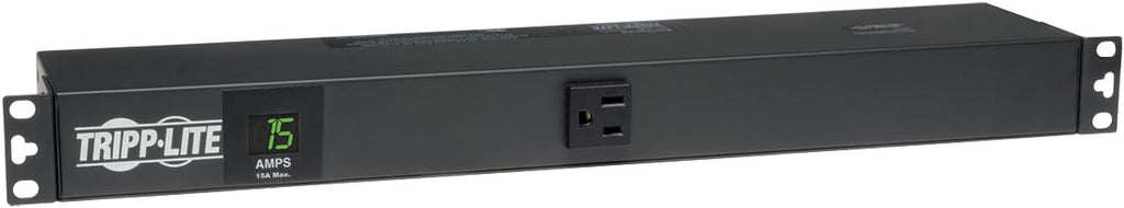 Metered PDU, 15A, 13 Outlets, 120V, 15 ft. Cord, 1U Rack-Mount Power R215161