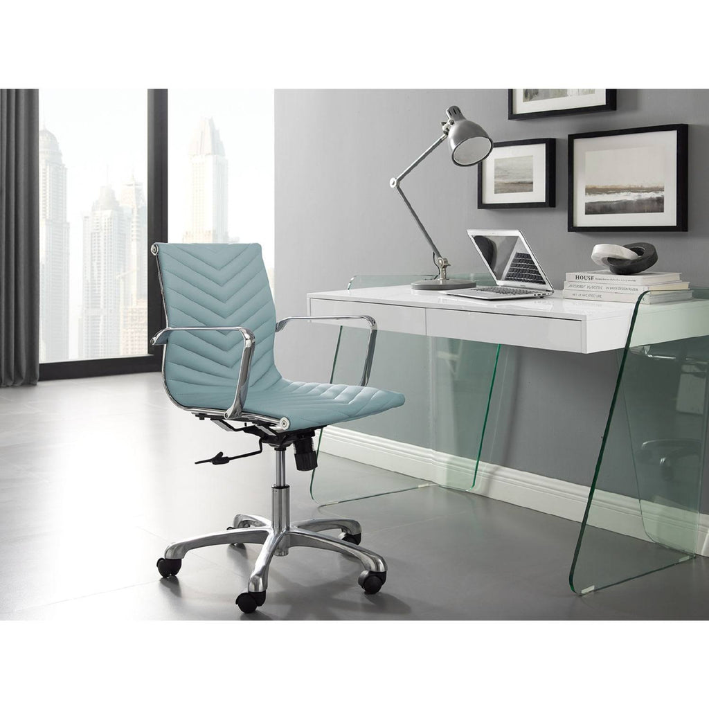Light Blue Adjustable Office Chair W281