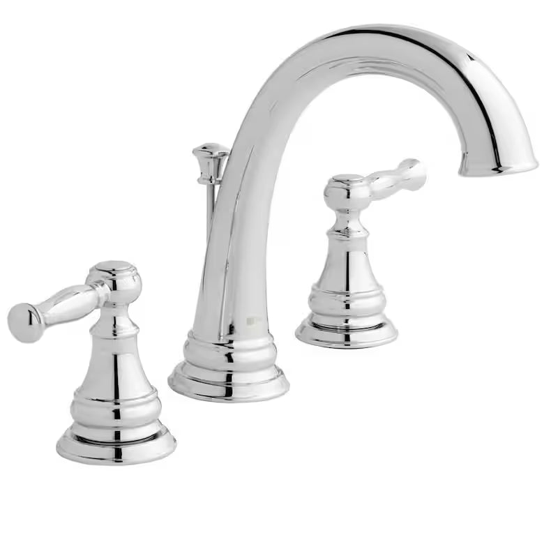 8 in. Widespread Double-Handle High-Arc Bathroom Faucet Polished Chrome X394
