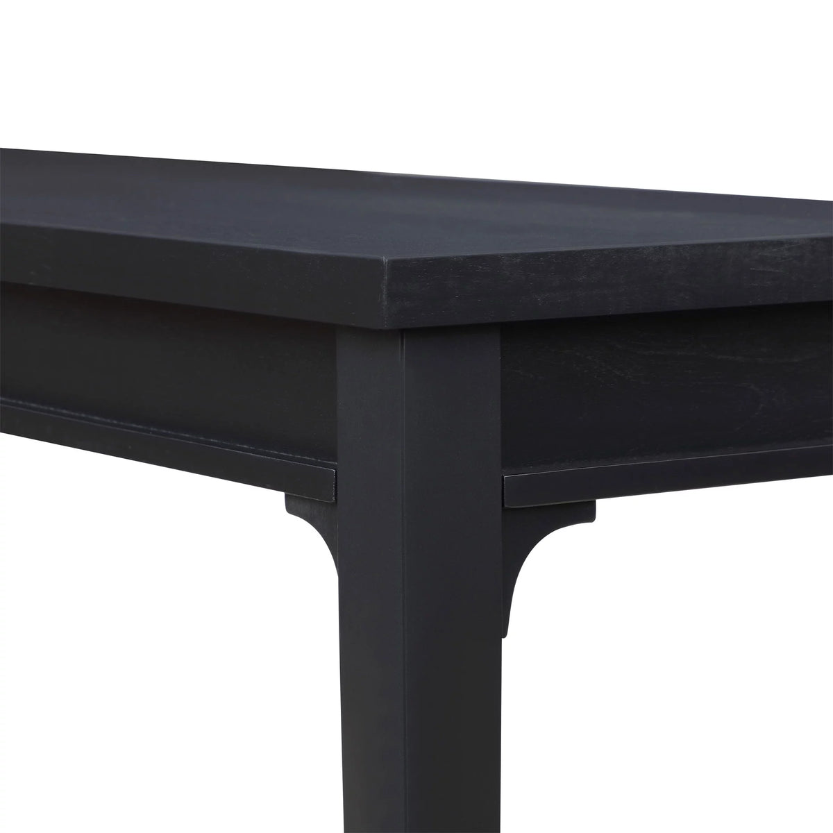 Console Table with Lower Shelf and Solid Wood Frame J410671