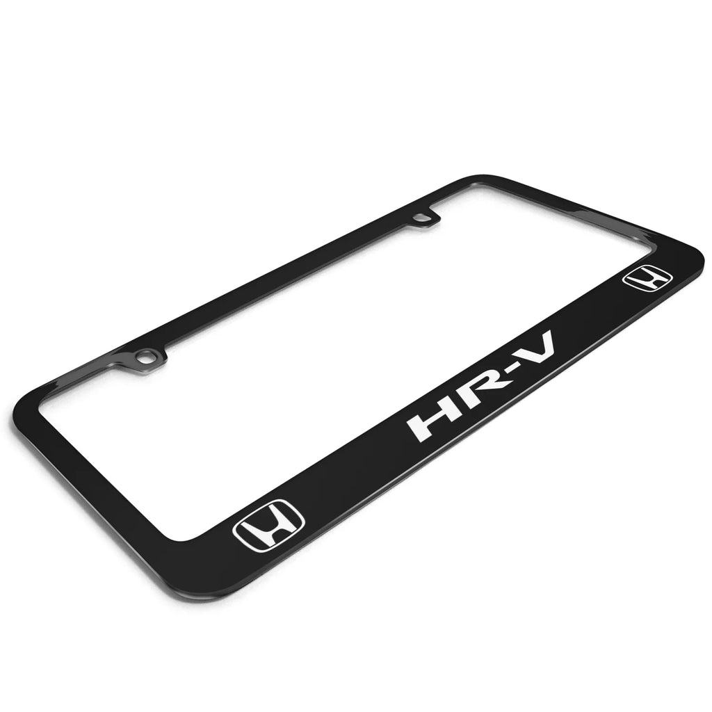 Black Metal License Plate Frame G481