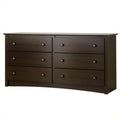 6 Drawer Wood Dresser L75362