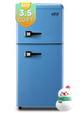 Blue 3.5 Cu.ft Mini Fridge with Freezer N470