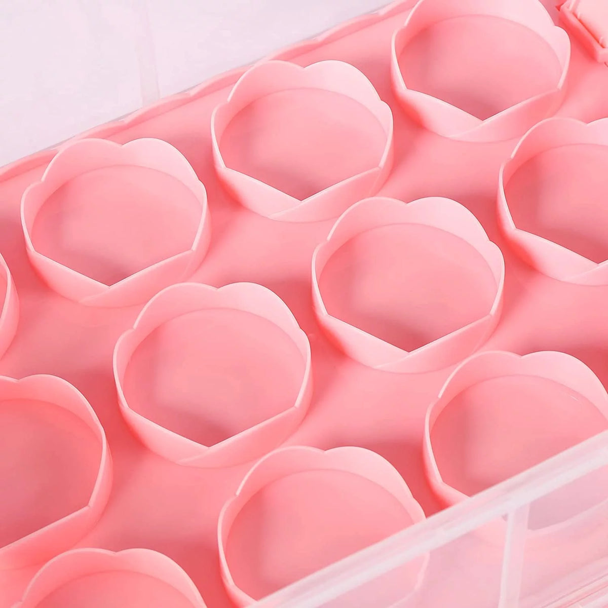 36 Grid 3 Tier Cupcake Carrier Holder Rack Pink L59295