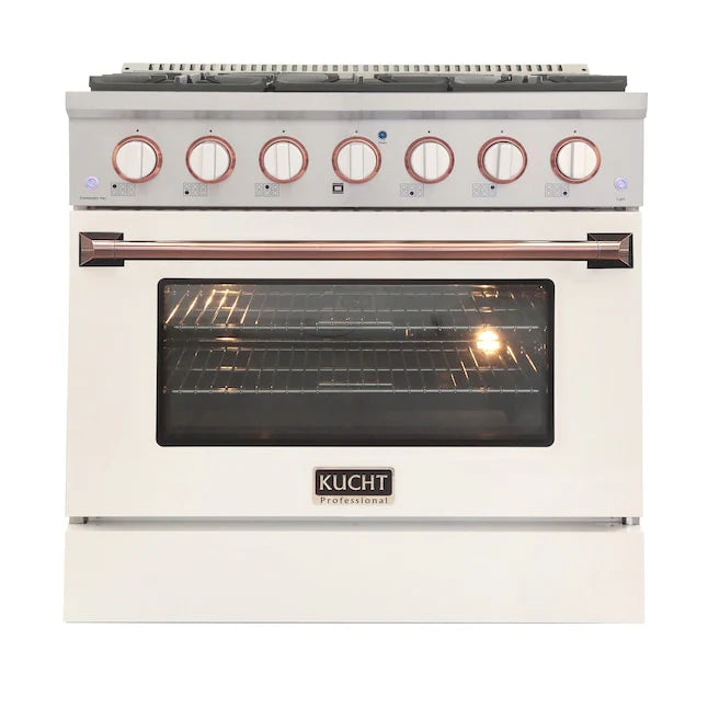 White Dual Fuel Propane Gas Range Y21142
