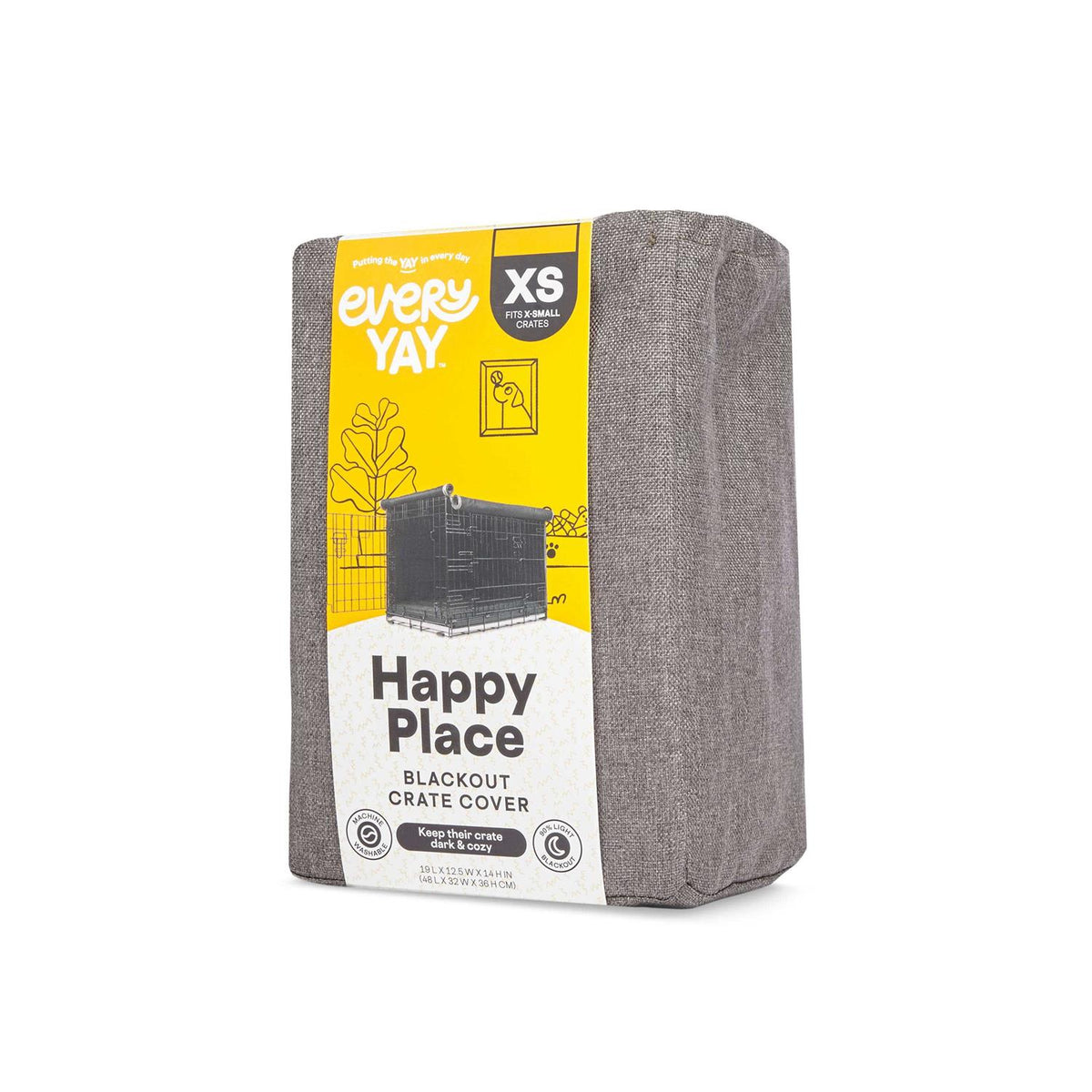 Grey Dog Crate Cover H8512