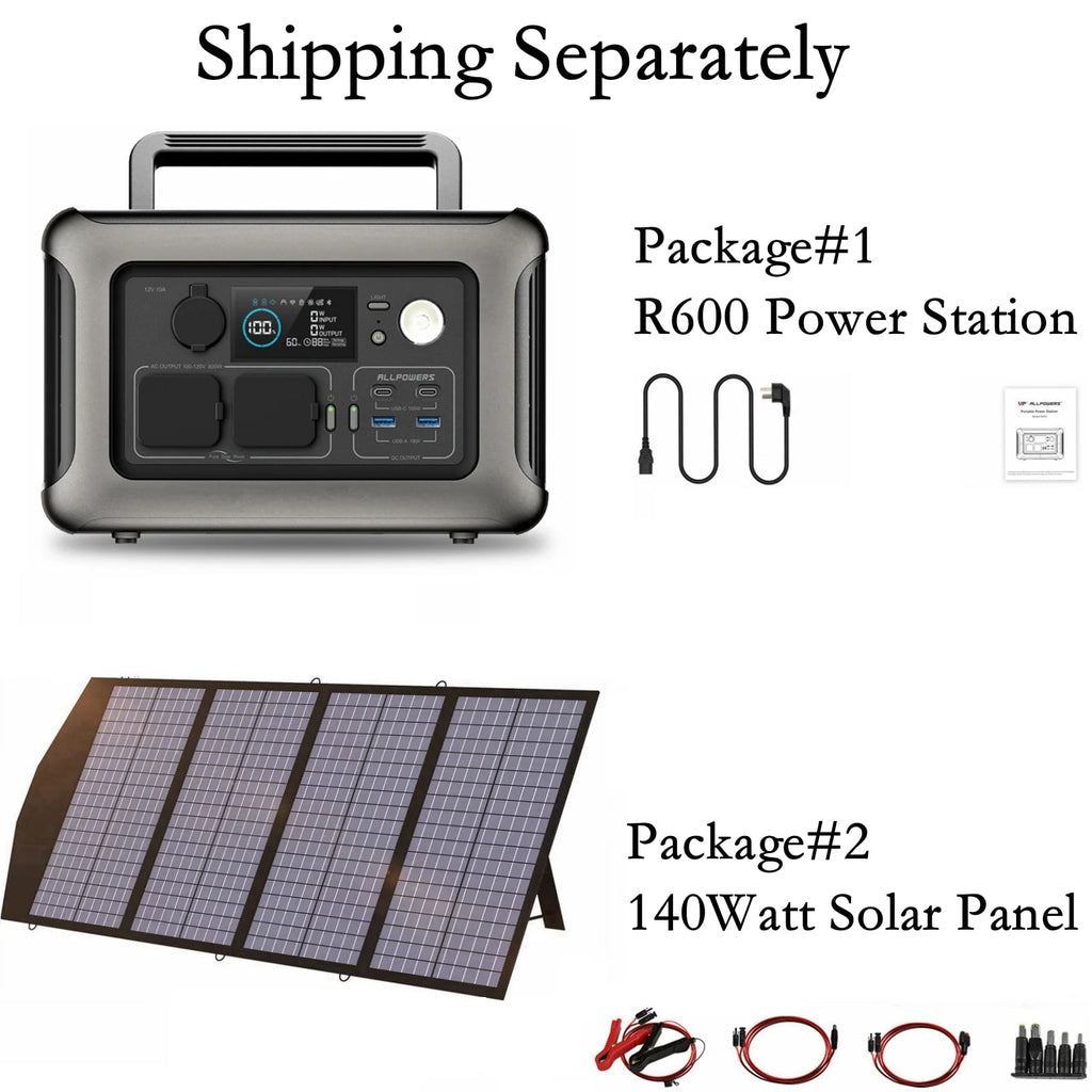 Portable Power Station 600W 299Wh LiFePO4 Battery U7011