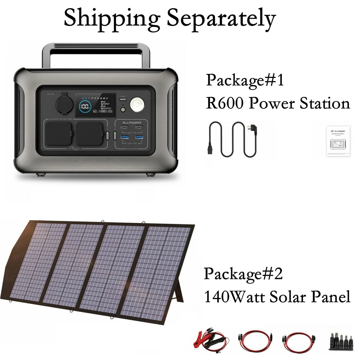 Portable Power Station 600W 299Wh LiFePO4 Battery U7011