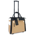 Black/Taupe/White Briefcase K3857