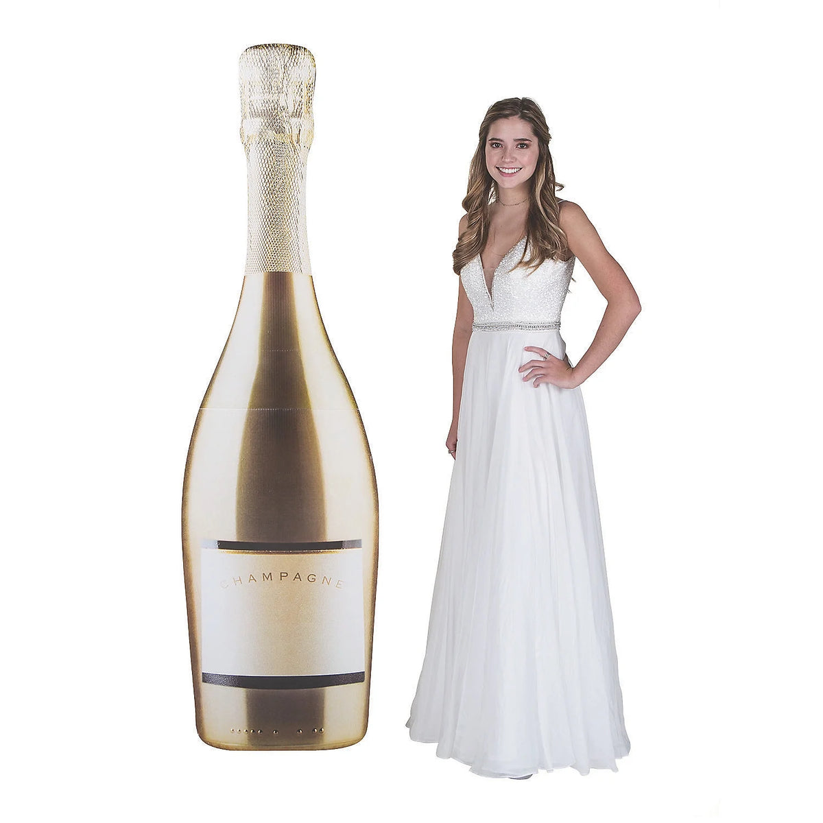 Champagne Bottle Stand Up Y741