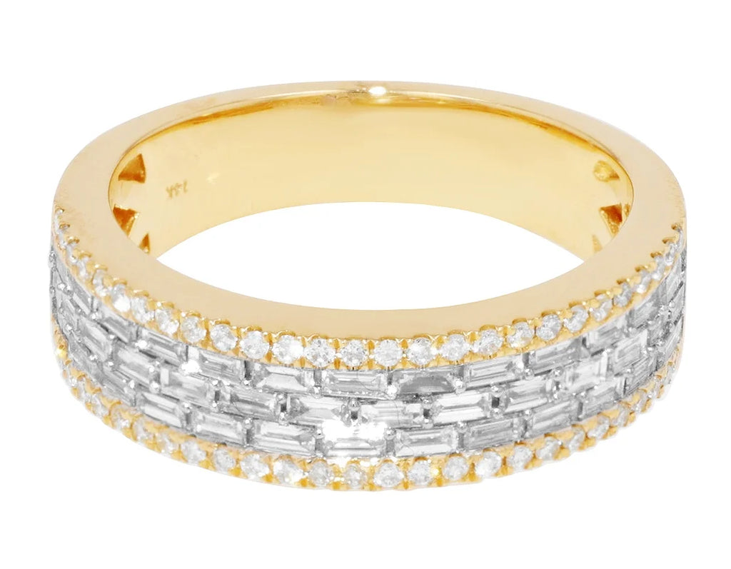 1.2CT Diamond Ring 14k Yellow Gold R70261