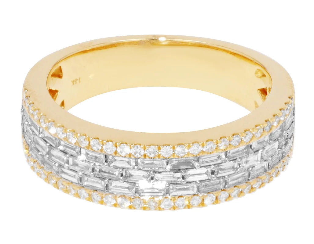 1.2CT Diamond Ring 14k Yellow Gold R70261