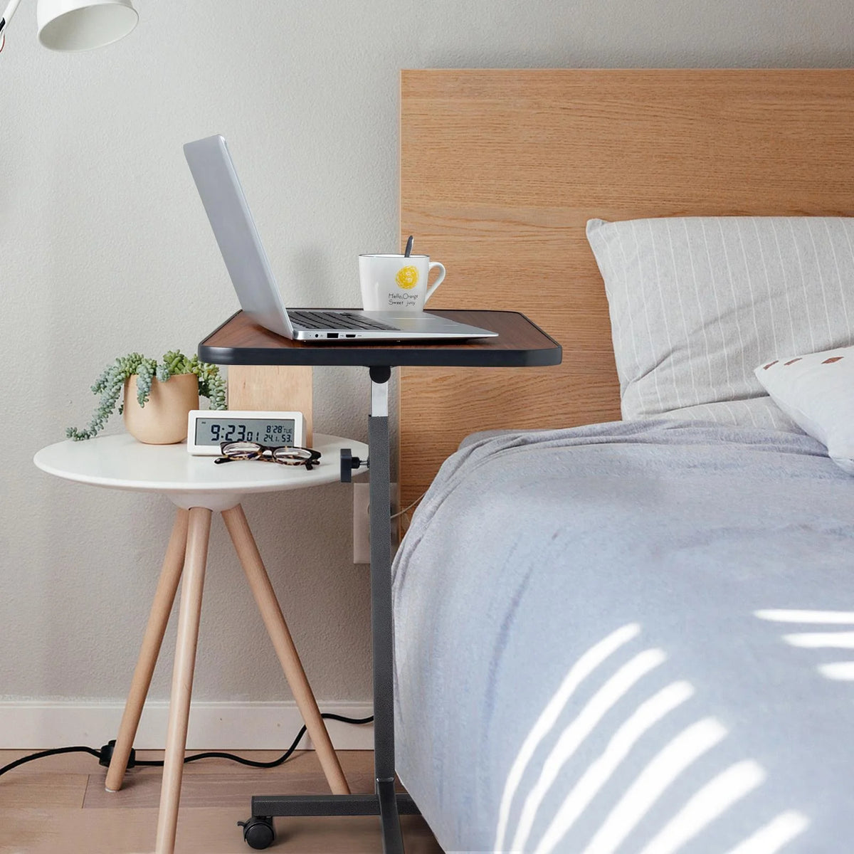 Adjustable Rolling Laptop Desk J7884