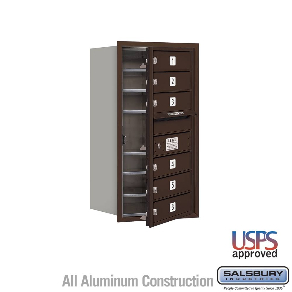 Bronze Horizontal Mailbox Z144