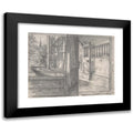 Black Modern Framed Museum Art Print V34767