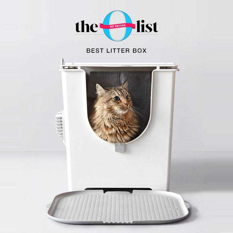 Flip Litter Box with Scoop and Reusable Liner Q420