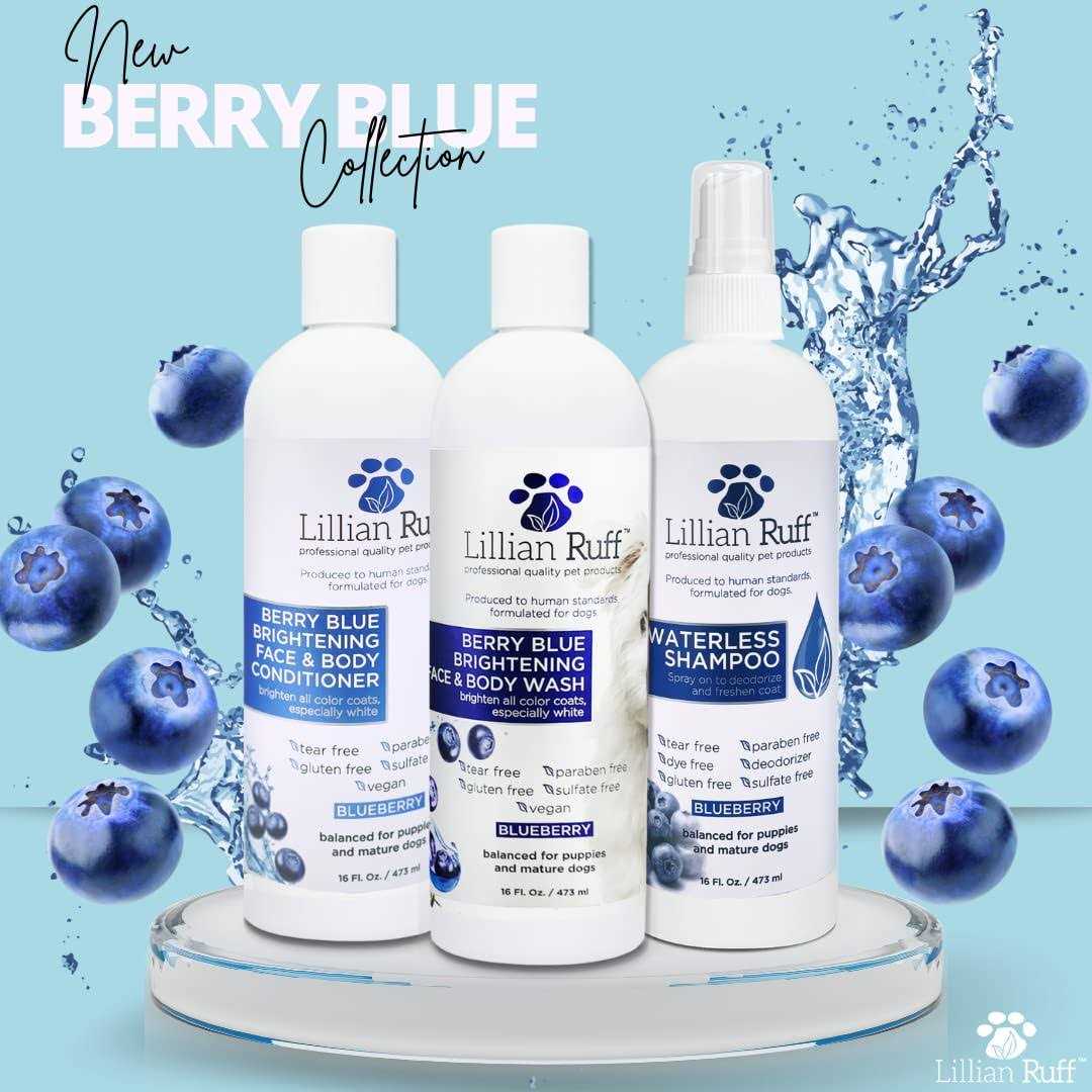 Berry Blue Brightening Face and Body Wash for Dogs and Cats M80999