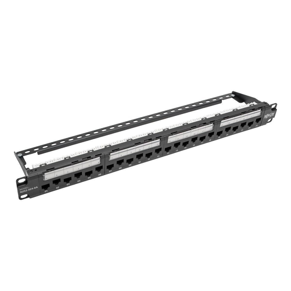 24-Port Cat6a Cat6 Cat5e Patch Panel Q23648