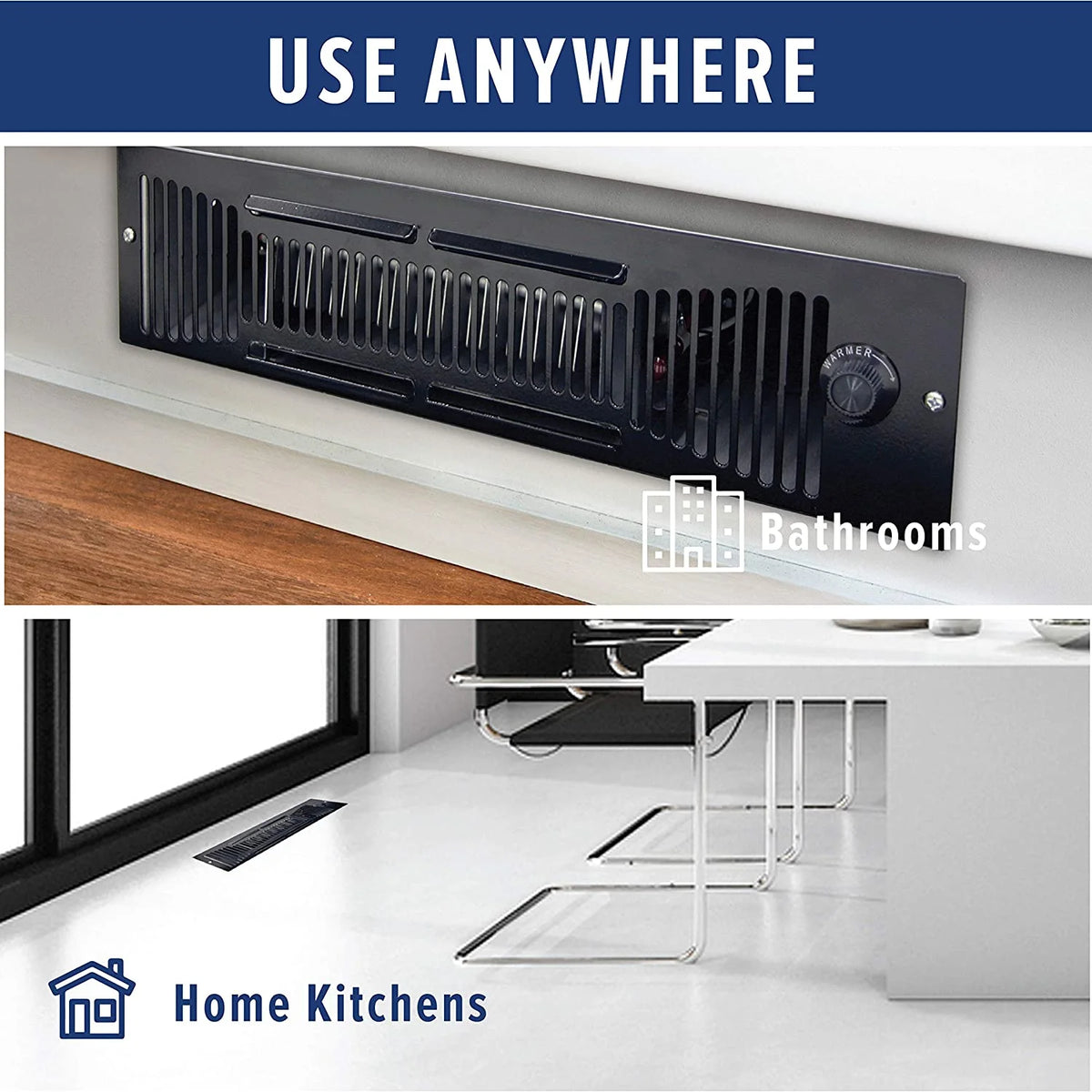 Electric Toe-Space Heater E864