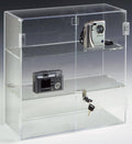 16.5 by 16.25-Inch Countertop Acrylic Display Case with 2 Shelves F288541